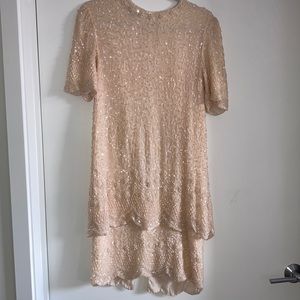Detailed SLNY ivory dress size 12.